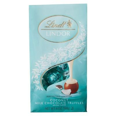 Lindt Lindor Coconut Milk Chocolate Truffles 6 oz