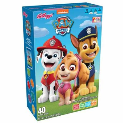 Kellogg's Paw Patrol Assorted Fruit Flavored Snacks 40 ct Box