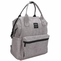 Multifunctional Baby Diaper Nappy Backpack Waterproof Large Capacity Mom Bag Gray