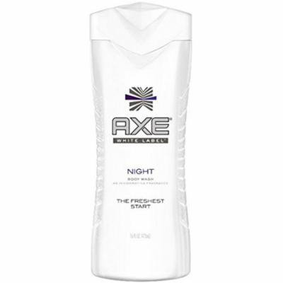 Axe White Label Body Wash, Night 16 oz (Pack of 6)