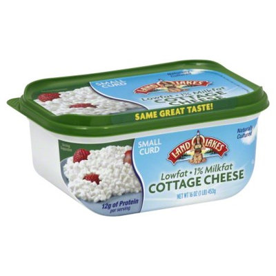 Land O'lakes Land O Lakes 1% Lowfat Small Curd Cottage Cheese, 16 oz