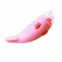 Baby Nasal Aspirator Electric Nose Snot Sucker Nostril Cleaner- 3 Power Levels -Safe Hygienic LCD Screen 3 Sizes of Nose Tips and Music Function(Pink)