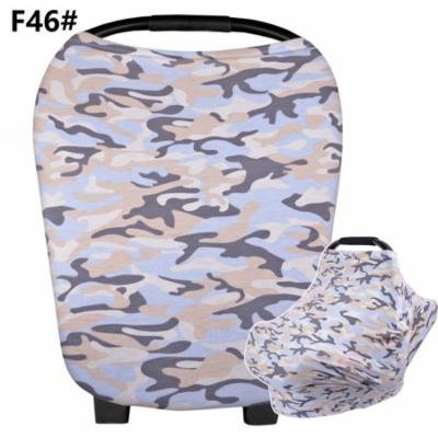 New Multi-Use Stretchy Infinity Scarf Baby Car Seat Cover Nursing Cover Breastfeeding Shopping Cart Cover High Chair Cover(Pattern)