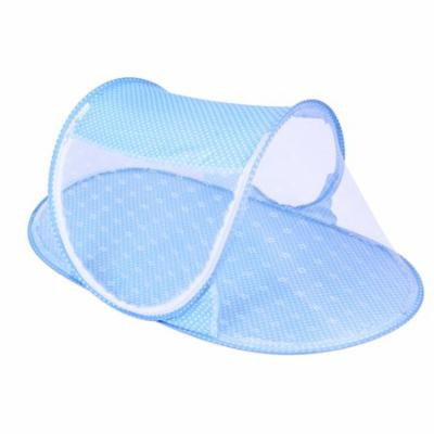 Portable Baby Crib Mosquito Net Tent Multi-Function Cradle Bed Infant Foldable Mosquito Netting for Girls Bed Free Shipping(Blue)
