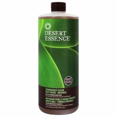Thoroughly Clean Face Wash with Tea Tree Oil and Awaphuhi - 32 fl. oz. by Desert Essence (pack of 6)