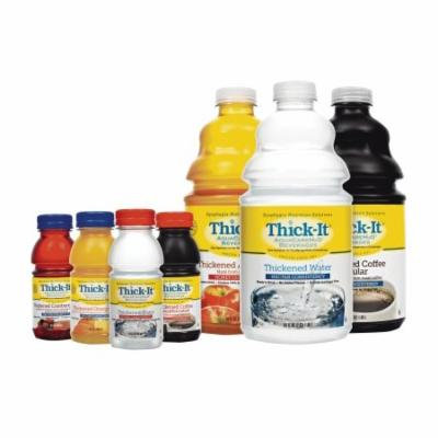 Thick-It AquaCareH2O Thickened Beverage 64 oz. Bottle Tea Ready to Use Honey Case of 4