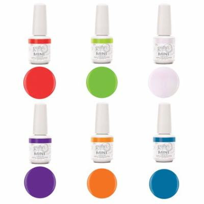 Gelish Mini Makin' A Splash 6 Pack Summer Edition Soak Off Gel Nail Polish Kit