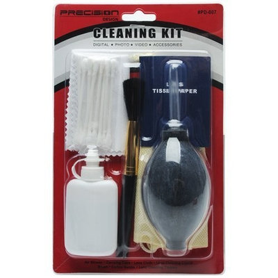 Precision Design Deluxe 6 Piece Lens & DSLR Cleaning Kit with Air Blower