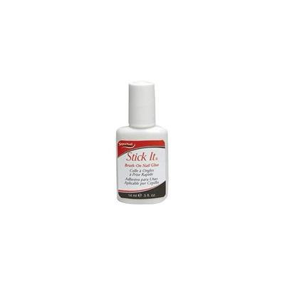 Supernail Stick It Brush On Nail Glue .5oz/14mL