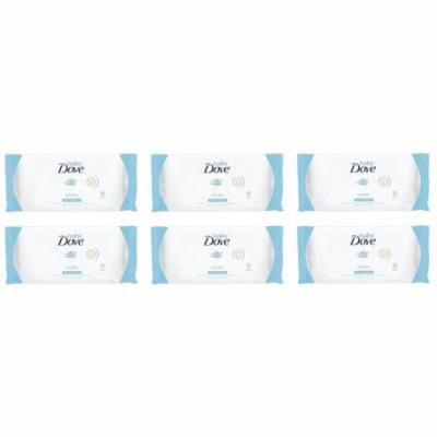 Dove Baby Wipes, Rich Moisture, As Gentle As Water, Suitable for Newborns, 50 Ct (Pack of 6) + FREE Eyebrow Trimmer