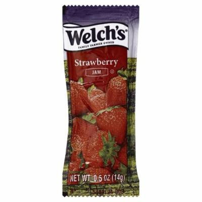 500 PACKS : Welch's Strawberry Jam, 0.5 -Ounce Packages