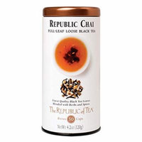 The Republic Of Tea Republic Chai Full-Leaf Black Tea, 4.2 Ounces / 50-60 Cups