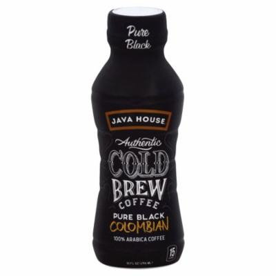 Java House® Authentic Cold Brew Coffee, Colombian Black, 10 Oz, 1 Count