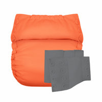Flip Diapers Potty Training Kit - 1 trainer + 3 organic cotton pads - Kiss/Armadillo (fits toddlers 20-50 lbs)