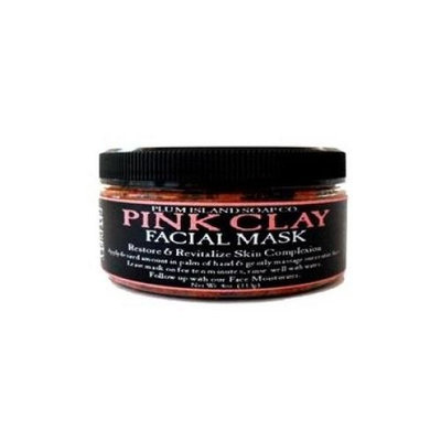 Plum Island Pink Clay Facial Mask - Deep Cleansing Clay Face Mask