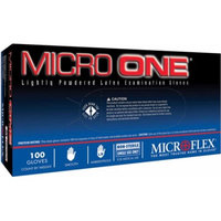 Microflex MO150L Lightly Powdered Micro-One Latex Glove Size Large, 100 Box