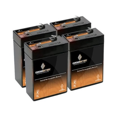 6V 2.8AH SLA Battery for SR Instruments SR210 Scale - 4PK