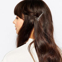 Coromose Women Handmade Flower Banana Barrette Hair Clip Hair Pin Claw