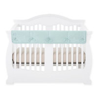 Babee Talk Eco-Teether Crib Rail Guard Cover, Aqua