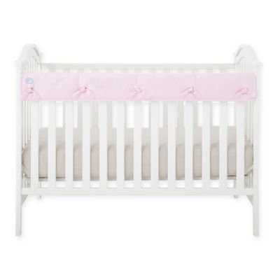 Babee Talk Eco-Teether Crib Rail Guard Cover, Solid Pink