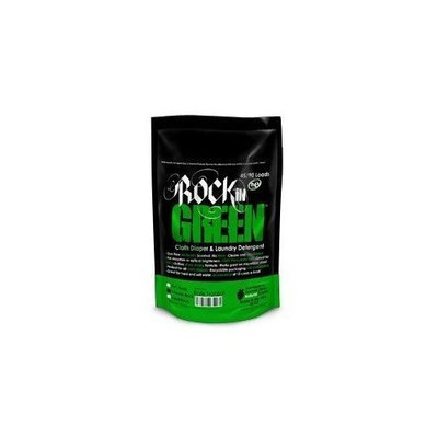 Natural HE Powder Laundry Detergent by Rockin' Green, Perfect for Cloth Diapers, Classic Rock Formula for Normal Water, 90 Loads, 45 oz, Unscented (0.22/Load)