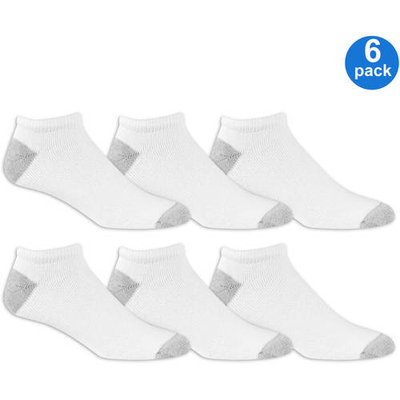 Mens Big and Tall No Show Socks 6 Pack