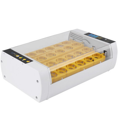 24 Fully Egg Incubator, Estink Automatic Hatcher Auto-Turning Temperature Control for Chicken, Goose, Birds Duck Eggs