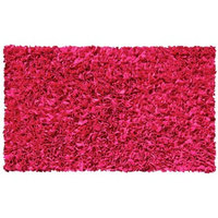 The Rug Market Shaggy Raggy Raspberry Size 22