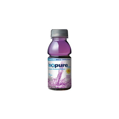 Isopure Plus 0 Carb Protein Drink, Grape Frost, 24 - 8 Fluid Ounce Bottles