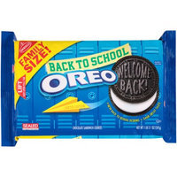 Nabisco Oreo Sandwich Cookies Chocolate Back to School