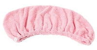 Lian LifeStyle 2 Pieces Women's Microfiber Hair Drying Towel/Cap/Hat One Size Pink