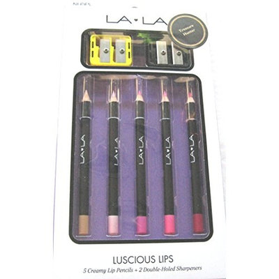 LA LA Luscious Lips Nudes + Naturals Lip Liner Set