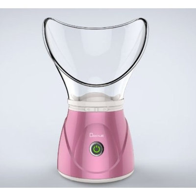 Hann Facial Steamer Professional Sinus Steam Inhaler Face Skin Moisturizer Facial Mask Sauna Spa Steamers with Aromatherapy Diffuser Humidifier Function (Pink)