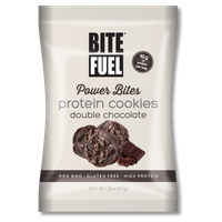 Bite Fuel Llc Bite Fuel, Power Bites, Double Chocolate Protein Cookies, 3 Oz