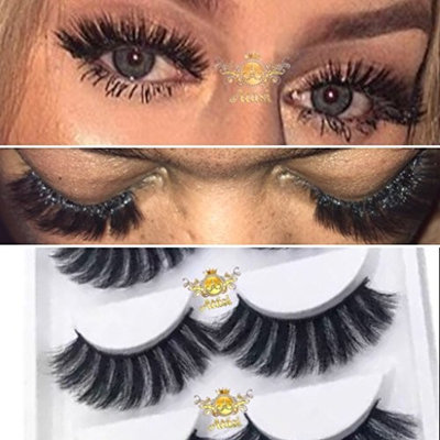100% Siberian Mink “Vivica” Eyelash - Handmade Long Lasting Lashes - 25+ Wears
