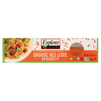 Explore Cuisine Organic Red Lentil Spaghetti, 8 oz
