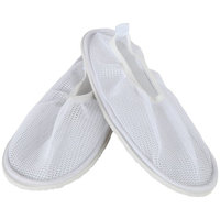 Home-X Women's Secure Slip Resistant Shower Shoes w/ Non Skid Heavy Duty Grooved Soles for Fall Prevention. Spa Slippers (XL - Size 11-12)