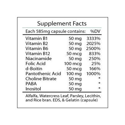 Professional Botanicals Naturally Botanicals Vitamin B Complex - 90 Caps
