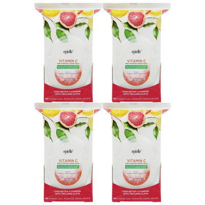 Epielle Vitamin C Make-Up Remover Cleansing Tissues, 60ct (4 pack)
