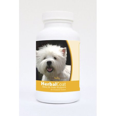 Healthy Breeds Pet Supplements 60 West Highland White Terrier Natural Skin/Coat Support Chewable Tablets for Dogs