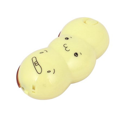 Laptop Notebook Plastic Housing On Off Button USB Powered Hand Warmer Yellow