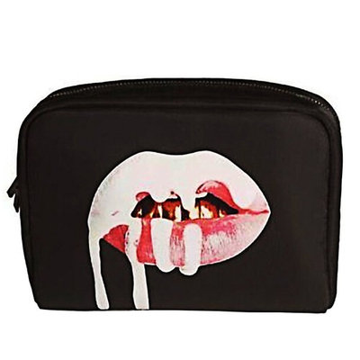 Kylie Cosmetic Bag - Premium Waterproof Makeup Bag Black