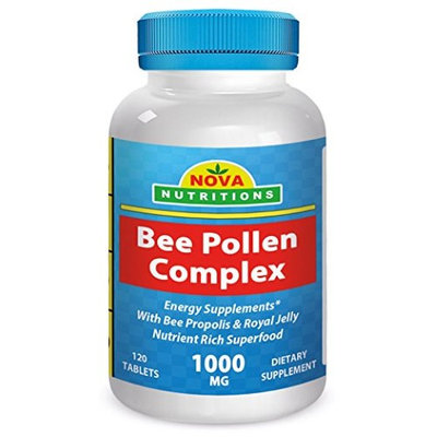 Nova Nutritions Bee Pollen Complex 1000 mg 120 Tablets