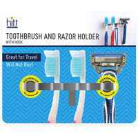 Hitt Brands Toothbrush and Razor Holder with Hook
