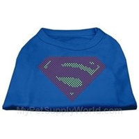 Ahi Super! Rhinestone Shirts Blue XXXL (20)