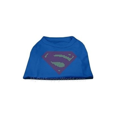 Ahi Super! Rhinestone Shirts Blue XXXL (20)