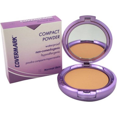 Compact Powder Waterproof - # 3 - Normal Skin by Covermark for Women - 0.35 oz Powder