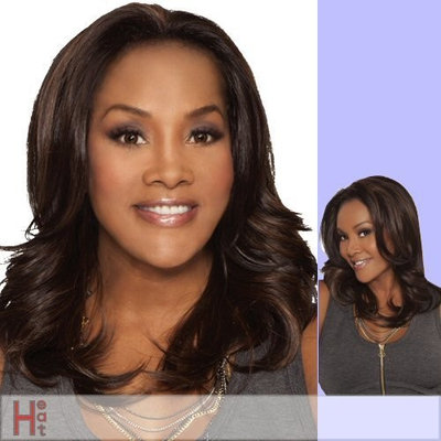 HAZEL-V (Vivica A. Fox) - Futura Fiber Lace Front Wig (#1 - Jet Black)