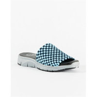Heal USA Jager Flat Sandal, Navy & Sky Blue - Size 9
