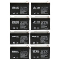 12V 8AH SLA BATTERY FOR ALARMS AND BACKUP SYSTEMS - 8 Pack